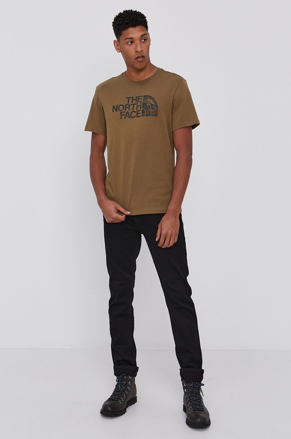 The North Face T-shirt NF00A3G137U1 zielony SS21