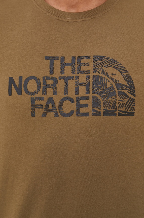 The North Face T-shirt NF00A3G137U1 zielony