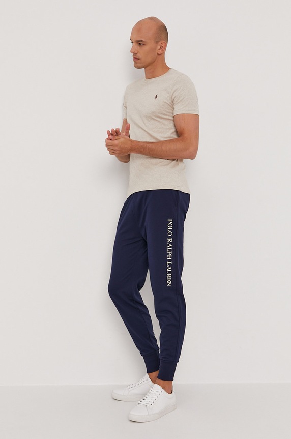 Μπλουζάκι Polo Ralph Lauren 710671438203 μπεζ SS26