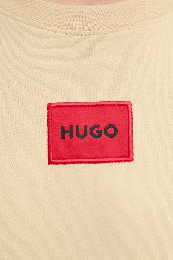 HUGO tricou basic bărbătesc din bumbac Diragolino212 50447978 bej