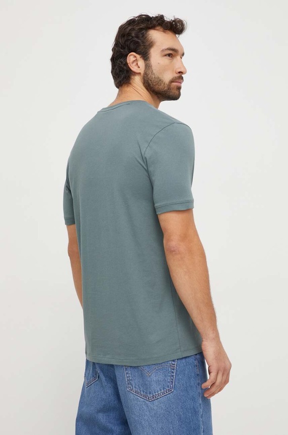 HUGO Βασικό T-shirt Ανδρικό Βαμβακερό Diragolino212 50447978 πράσινο AA00
