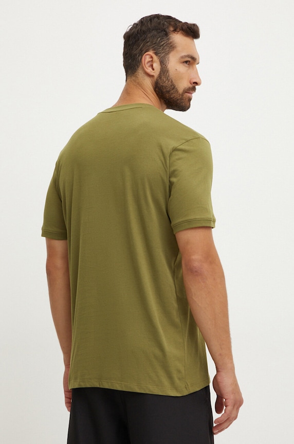 HUGO T-shirt basic męski bawełniany Diragolino212 50447978 zielony AA00