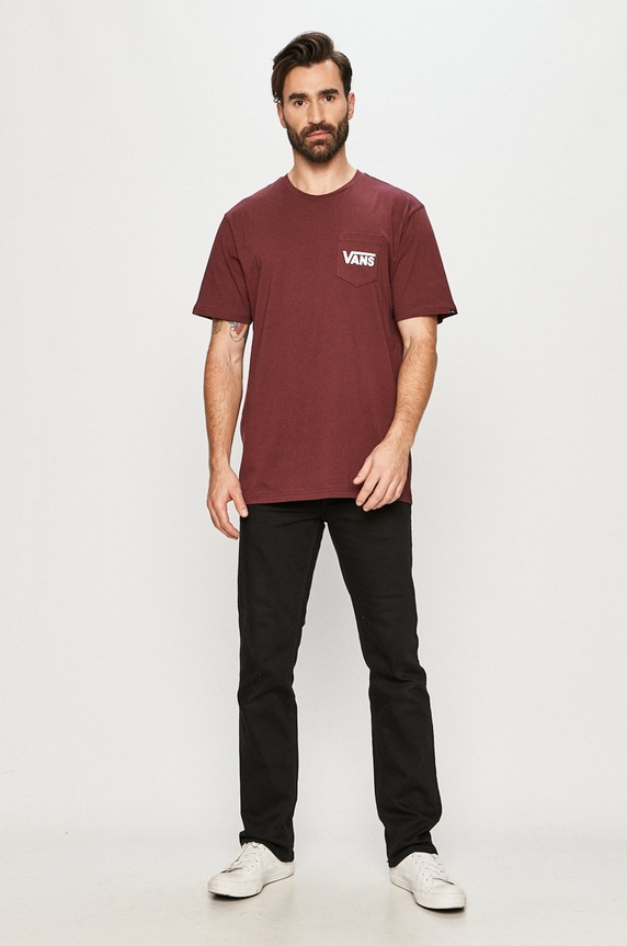 Vans - T-shirt VN0A2YQVK1O1 fioletowy SS21