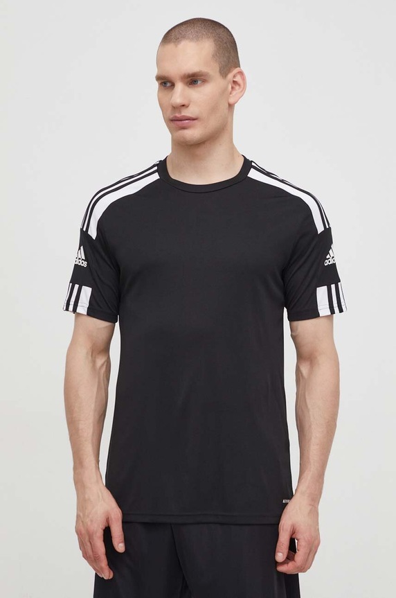 Majica kratkih rukava za trening adidas Performance Squadra 21 print crna GN5720