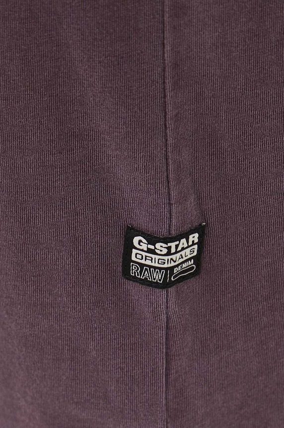 G-Star tričko pánske bavlnené Lash D16396.2653 fialová