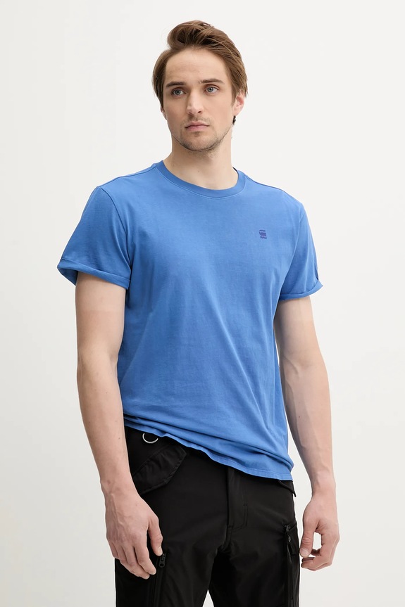 G-Star tricou bărbătesc din bumbac Lash violet D16396.2653