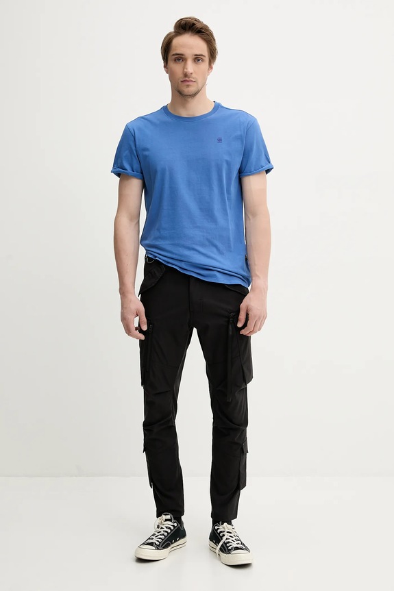 G-Star tricou bărbătesc din bumbac Lash D16396.2653 violet AA00