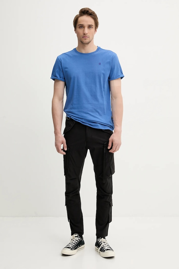 G-Star tricou bărbătesc din bumbac Lash D16396.2653 violet AA00