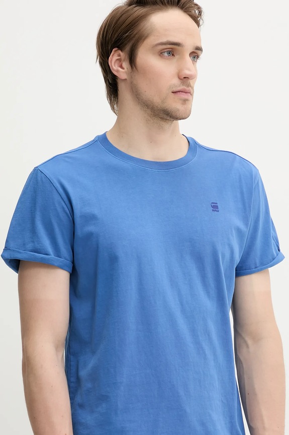 G-Star tricou bărbătesc din bumbac Lash violet D16396.2653