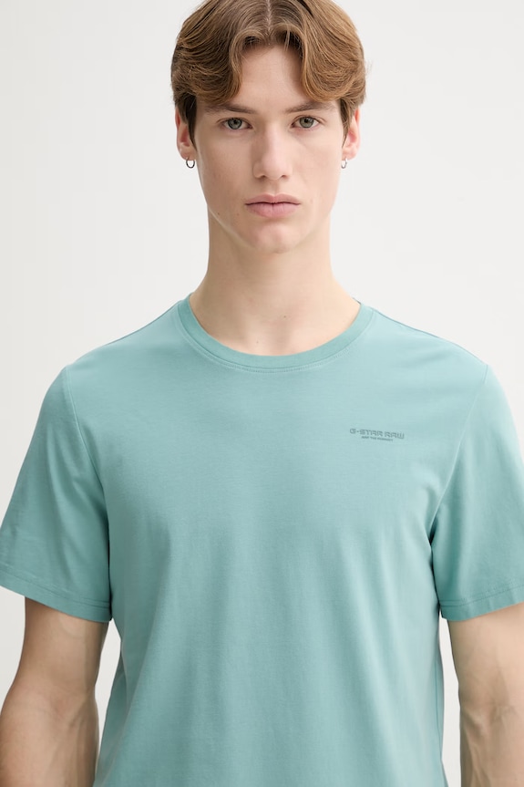 Μπλουζάκι G-Star Raw τιρκουάζ D19070.C723