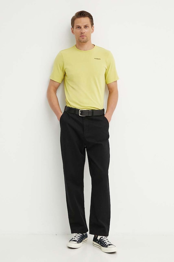 G-Star t-shirt Slim base D19070.C723 zielony AA00
