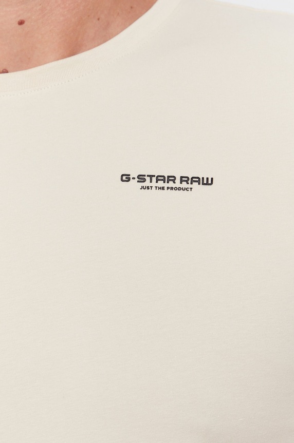 G-Star t-shirt Slim base D19070.C723 beżowy