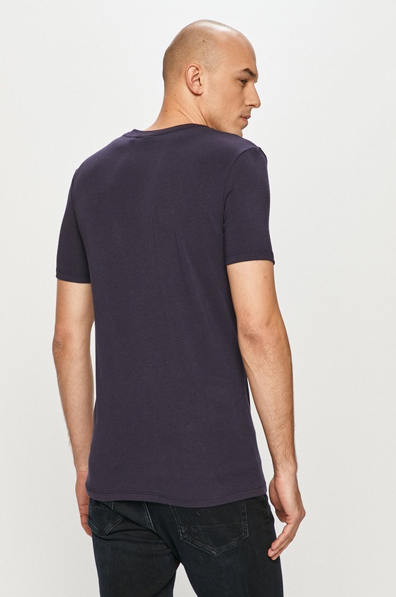 Odzież G-Star t-shirt Slim base D19070.C723 granatowy