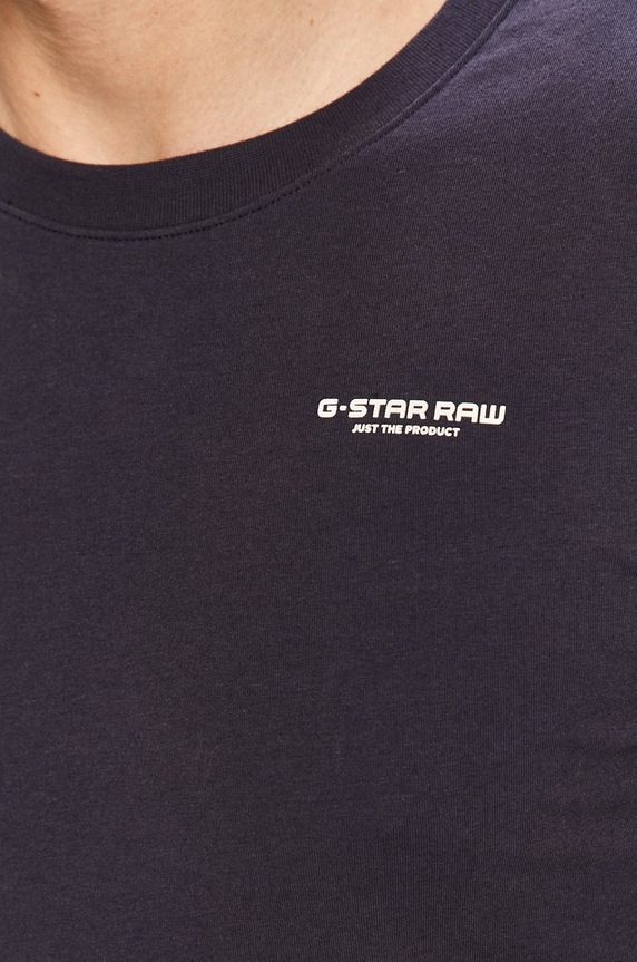 G-Star t-shirt Slim base D19070.C723 granatowy