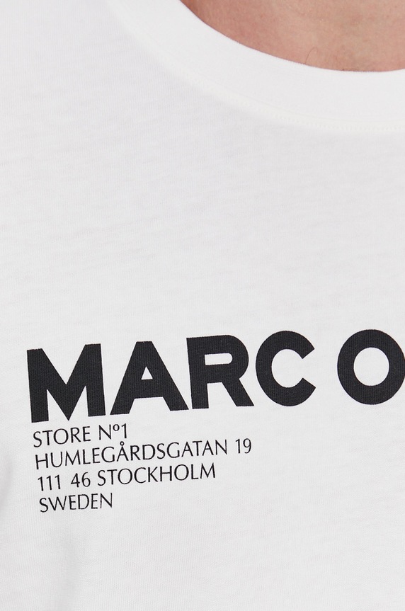 Tričko Marc O'Polo 123208351088 biela