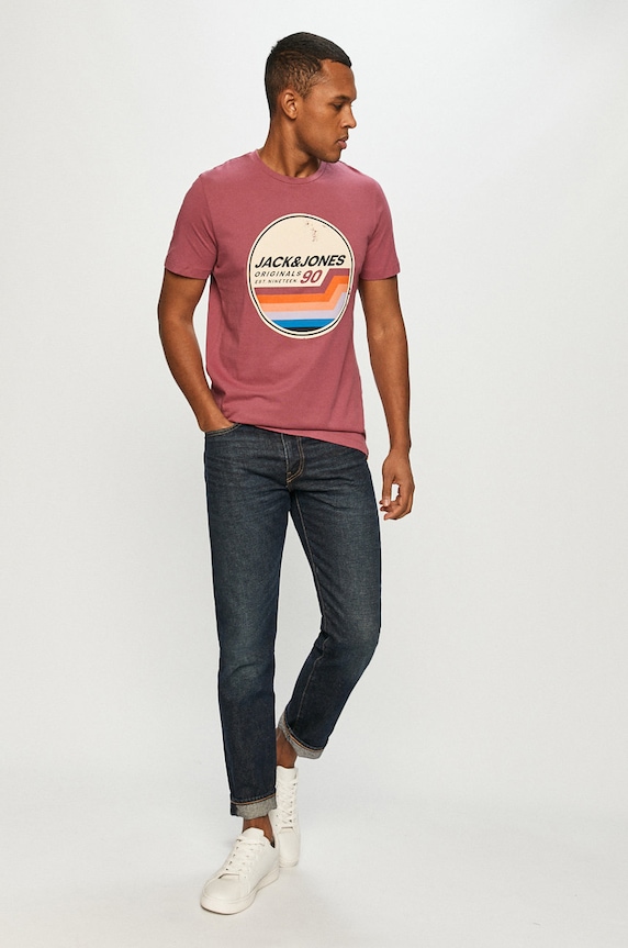 Jack & Jones - Tričko 12186212 ružová AA00