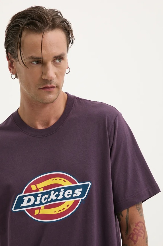 Majica kratkih rukava Dickies print ljubičasta DK0A4XC9BLK