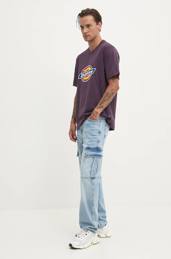 Majica kratkih rukava Dickies DK0A4XC9BLK ljubičasta AA00