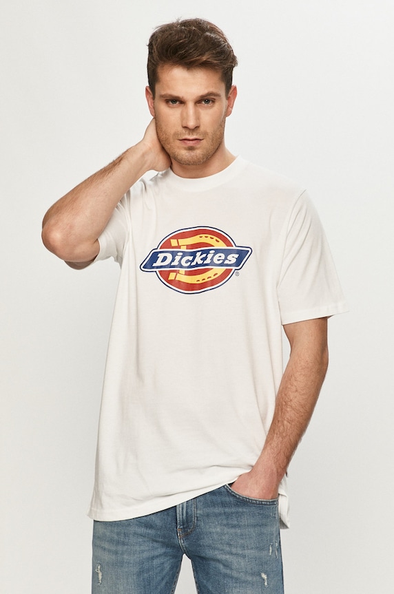 Dickies t-shirt pamut fehér DK0A4XC9WHX