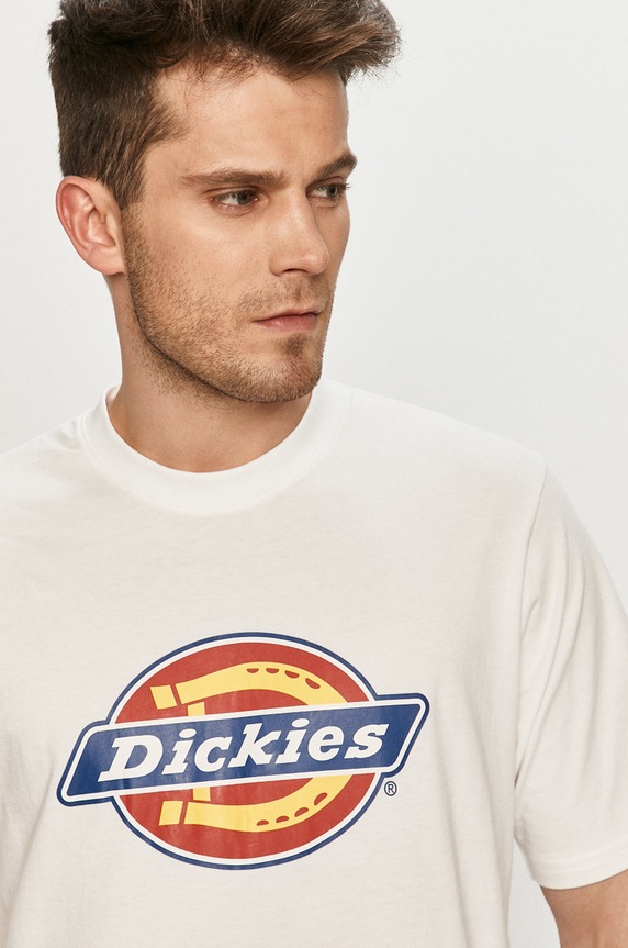 Dickies t-shirt fehér DK0A4XC9WHX