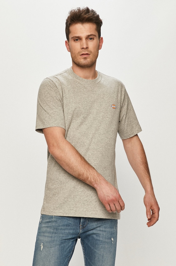 Tričko Dickies bavlna sivá DK0A4XDBGYM