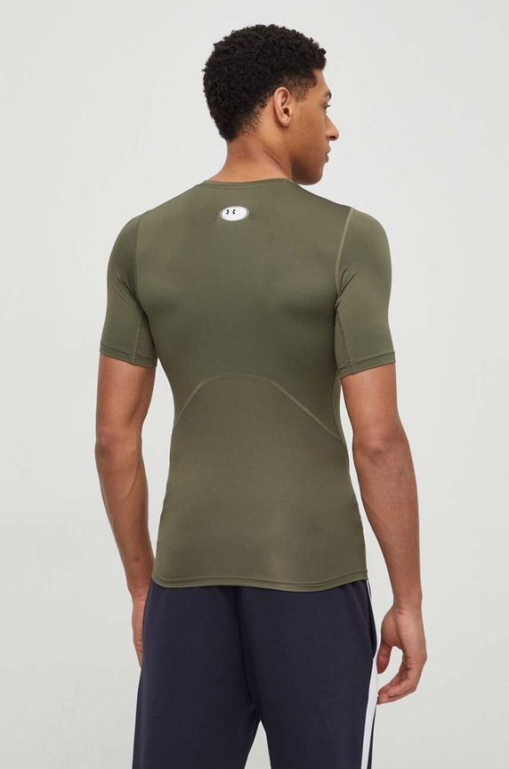 Odzież Under Armour t-shirt treningowy męski 1361518 zielony
