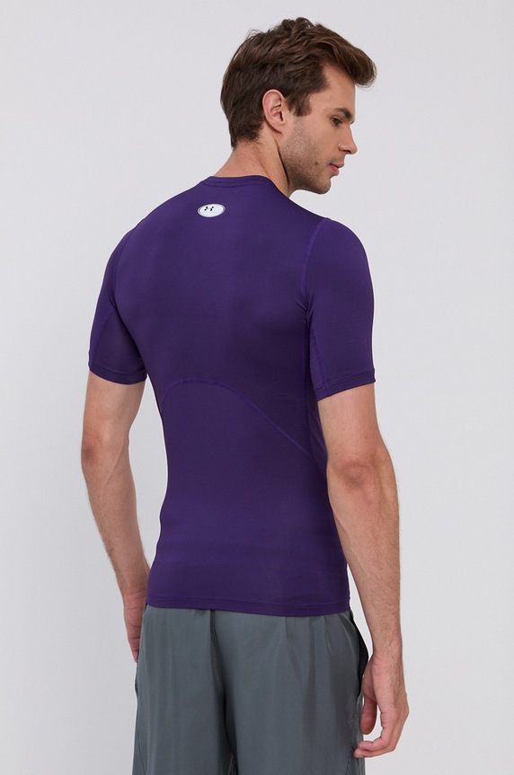 Odzież Under Armour t-shirt treningowy męski 1361518 fioletowy