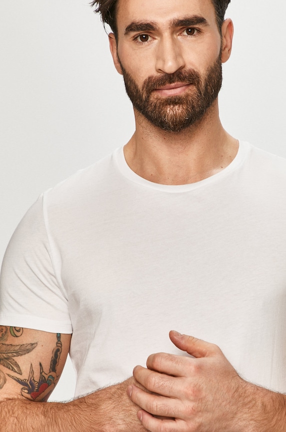 Lacoste - T-shirt (3-pack) TH3451 biały TH3451