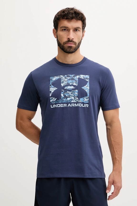 Under Armour t-shirt granatowy 1361673