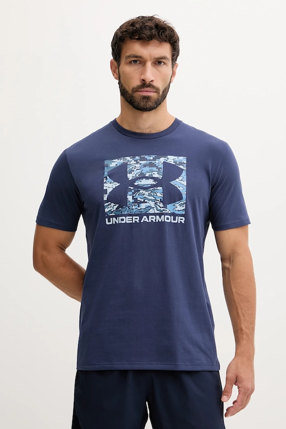 Under Armour t-shirt granatowy 1361673