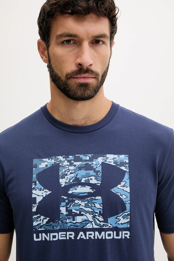 Under Armour t-shirt granatowy 1361673