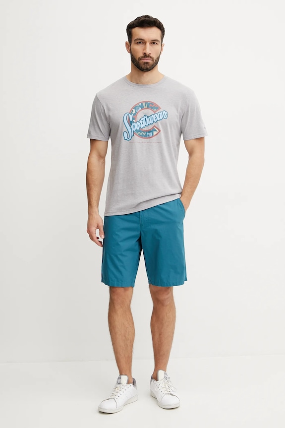 Pamučna majica Columbia 1888813 siva SS25