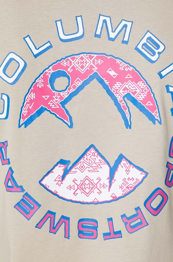 Βαμβακερό μπλουζάκι Columbia Rapid Ridge Back Graphic 1934824