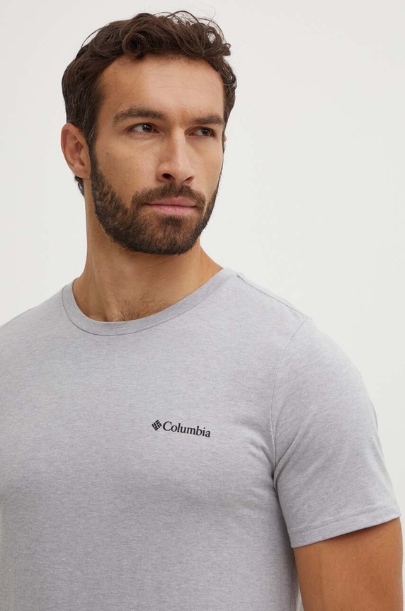 Columbia t-shirt in cotone Rapid Ridge Back Graphic grigio 1934824
