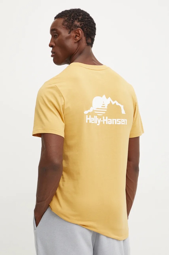 Oblečenie Helly Hansen tričko 62978 žltá
