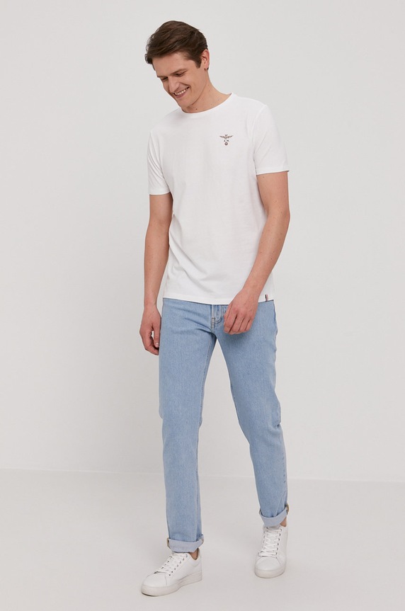 Μπλουζάκι Aeronautica Militare AM1UTI001 λευκό AA00