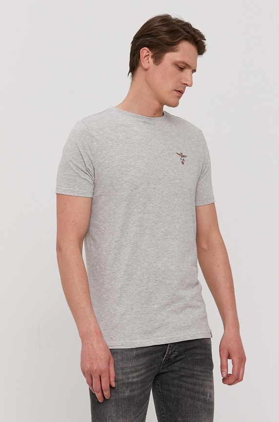 Aeronautica Militare T-shirt lounge szary AM1UTI001