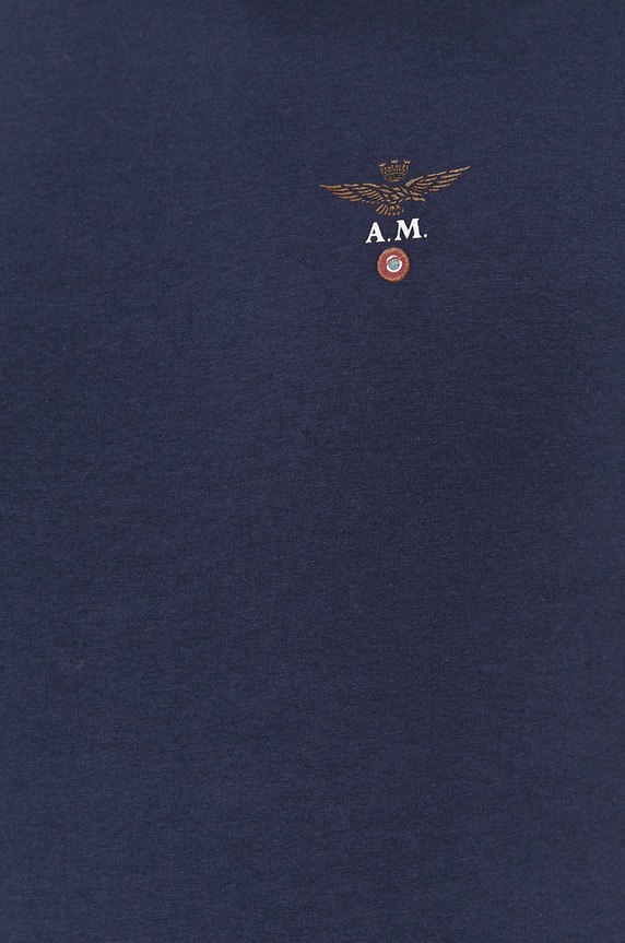 Aeronautica Militare T-shirt lounge AM1UTI001 granatowy
