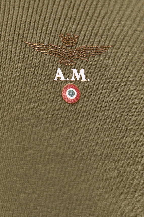 Aeronautica Militare t-shirt lounge AM1UTI001 zöld