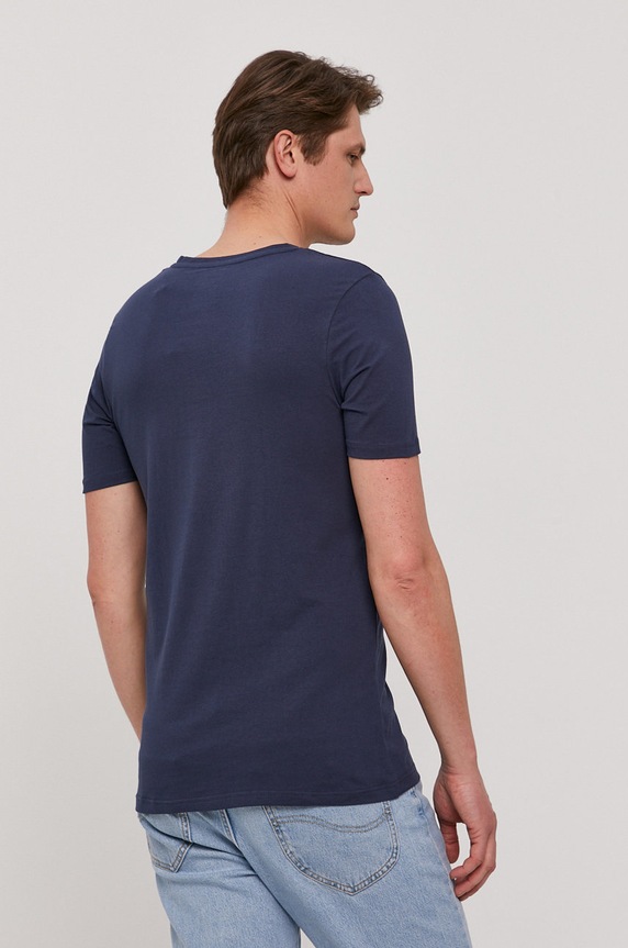 Odzież Aeronautica Militare T-shirt AM1UTI002 granatowy