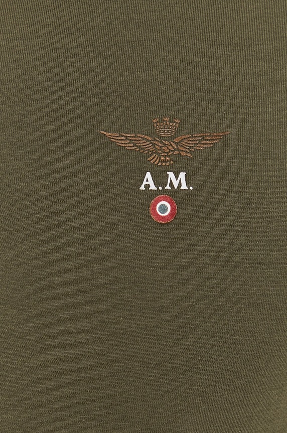 Aeronautica Militare T-shirt AM1UTI002 zielony
