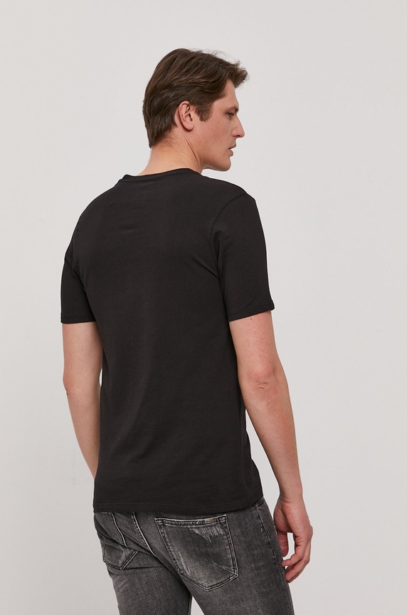 Odzież Aeronautica Militare T-shirt AM1UTI002 czarny