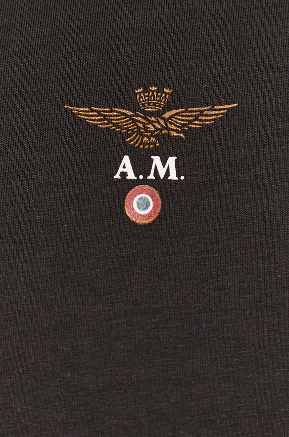 Aeronautica Militare T-shirt AM1UTI002 czarny