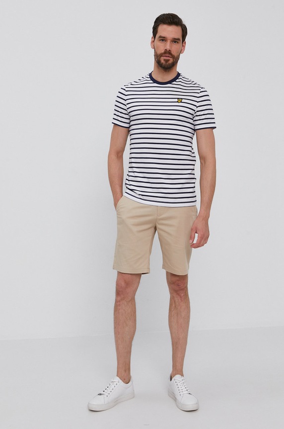 Lyle & Scott t-shirt TS508VI.Z629 sötétkék SS21