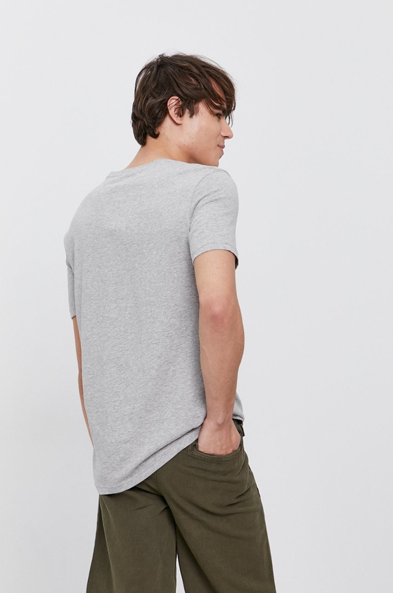 Îmbrăcăminte United Colors of Benetton Tricou din bumbac 3U53J1F15.501 gri