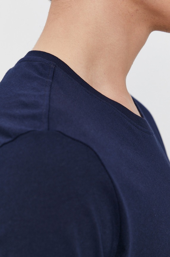 United Colors of Benetton T-shirt bawełniany 3U53J1F15.016 granatowy
