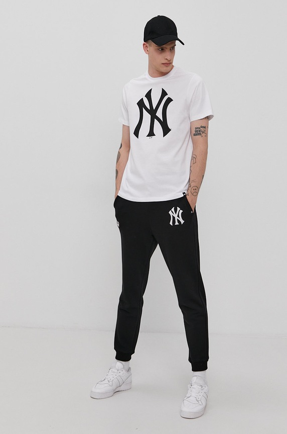 Odzież 47 brand T-shirt BB017TEMIME544103WW biały