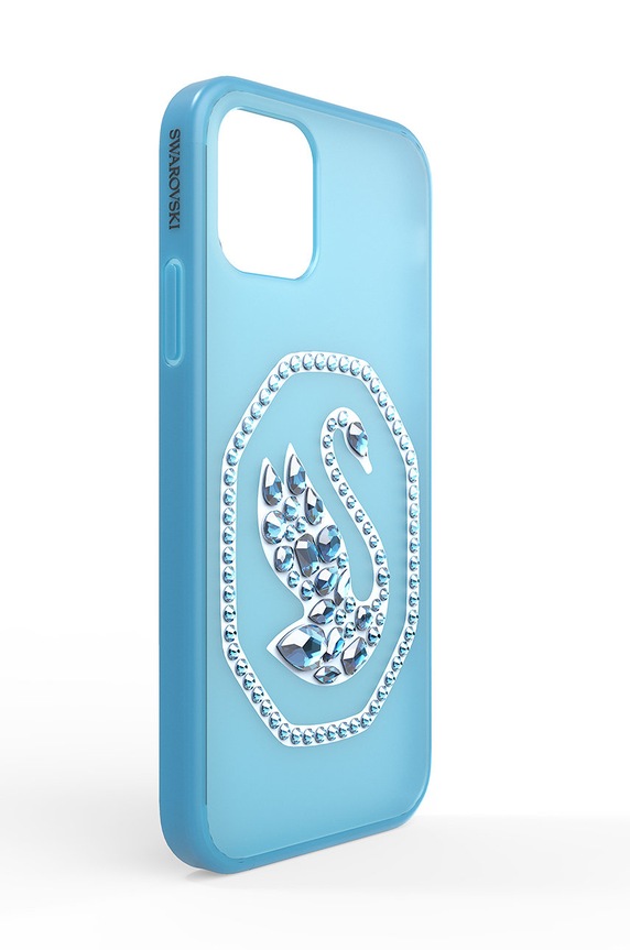 Swarovski etui na telefon iPhone 12/12 Pro 5625622 5625622 niebieski SS22