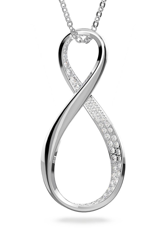 Swarovski naszyjnik Infinity 5636493 5636493 srebrny SS22