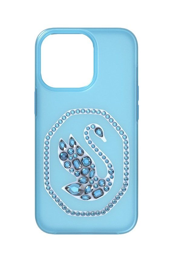 Obal na telefon Swarovski iPhone 13 na mobil modrá 5633711